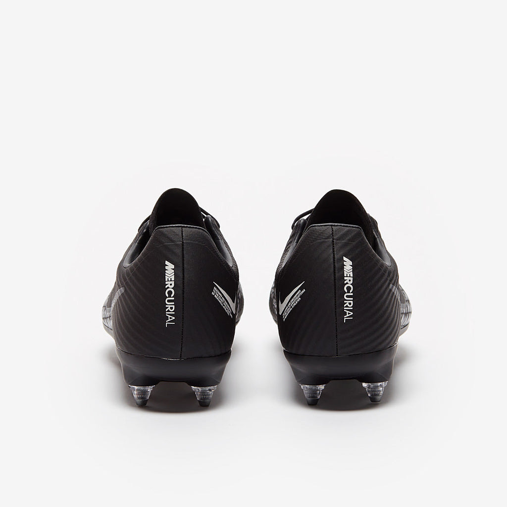 Nike Air Zoom Mercurial Vapor XV Academy SG Pro Anti-Clog - Black/Dk Smoke Grey/Summit White/Volt