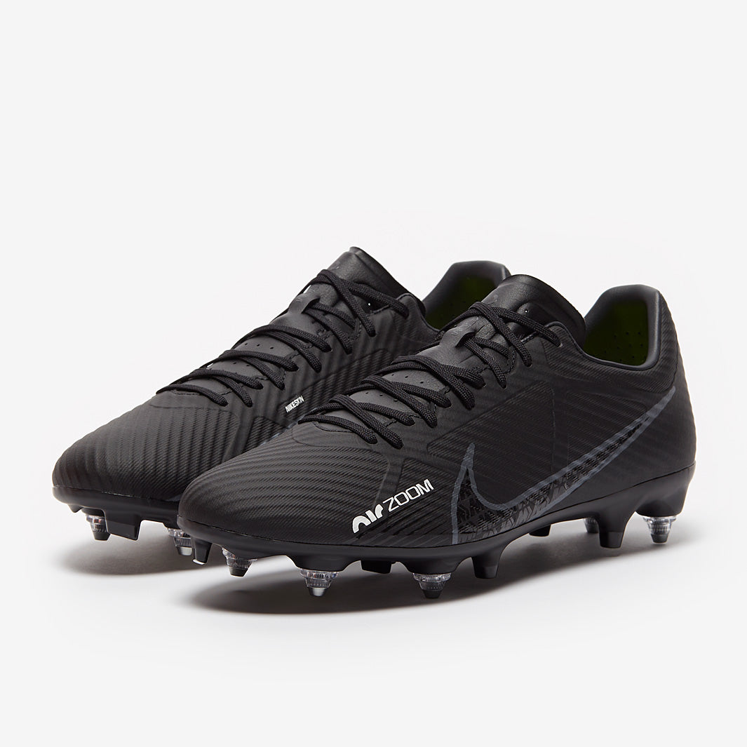 Nike Air Zoom Mercurial Vapor XV Academy SG Pro Anti-Clog - Black/Dk Smoke Grey/Summit White/Volt