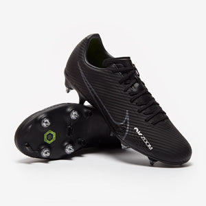 Nike Air Zoom Mercurial Vapor XV Academy SG Pro Anti-Clog - Black/Dk Smoke Grey/Summit White/Volt