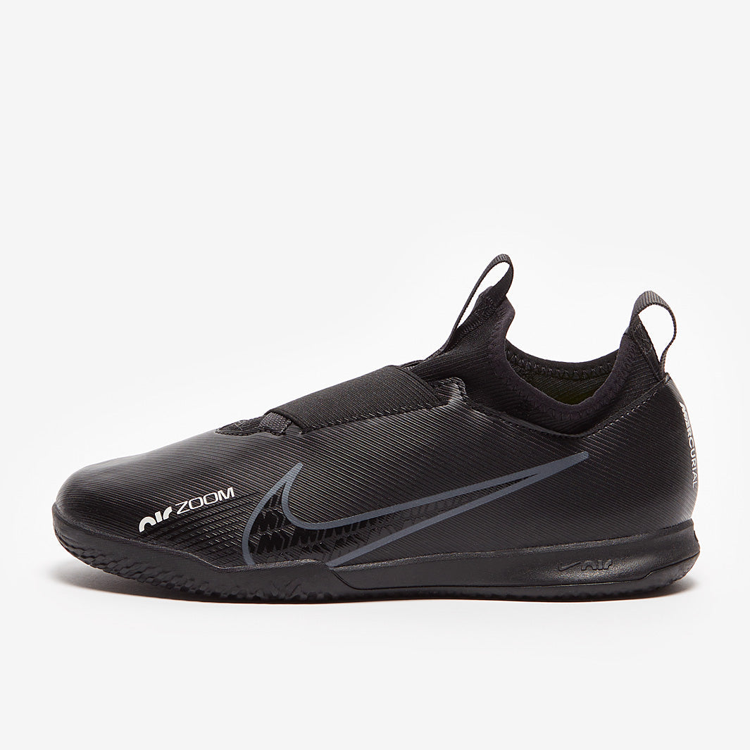 Nike Kids Air Zoom Mercurial Vapor XV Academy IC - Black/Dk Smoke Grey/Summit White/Volt