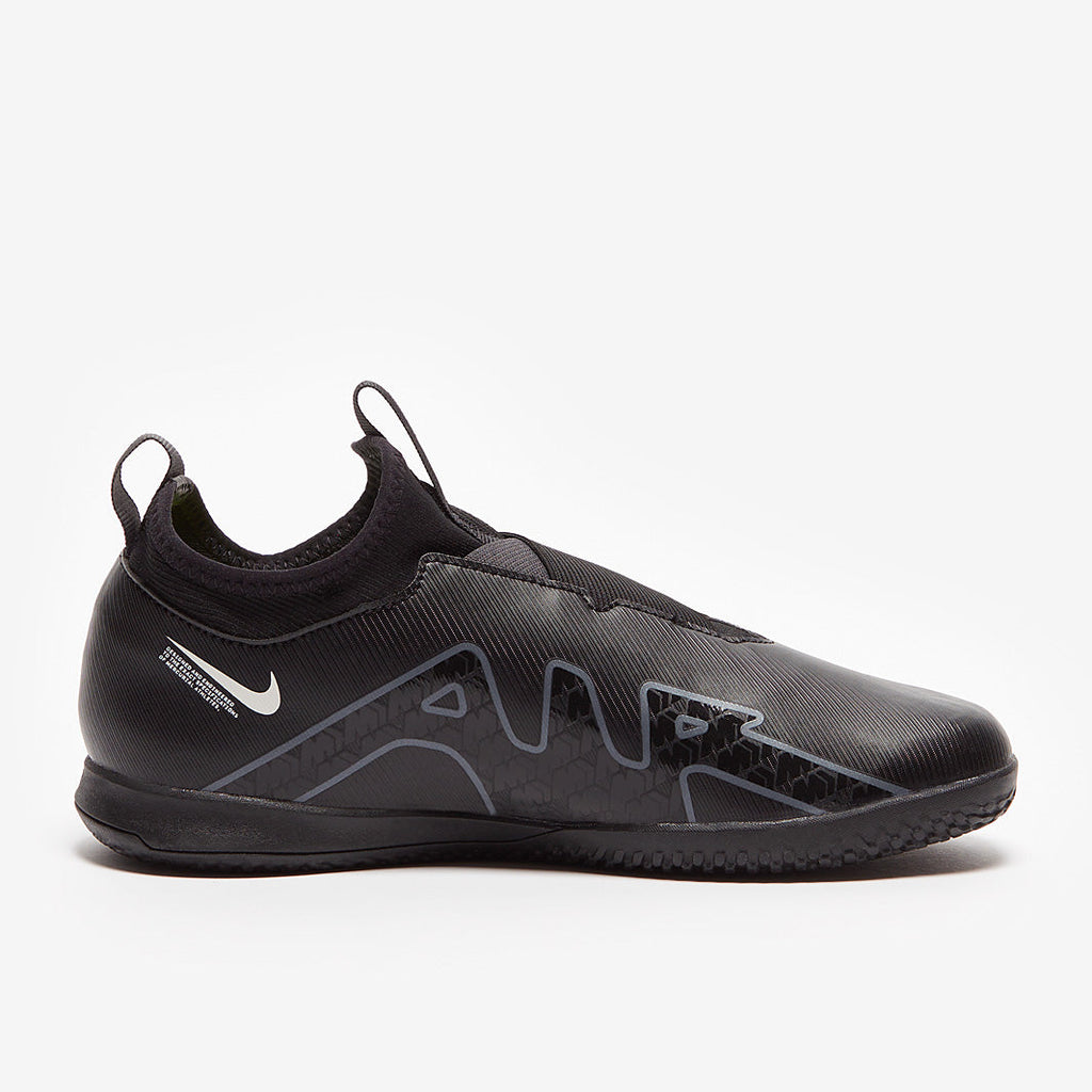 Nike Kids Air Zoom Mercurial Vapor XV Academy IC - Black/Dk Smoke Grey/Summit White/Volt