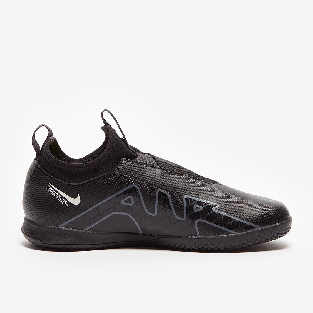 Nike Kids Air Zoom Mercurial Vapor XV Academy IC - Black/Dk Smoke Grey/Summit White/Volt
