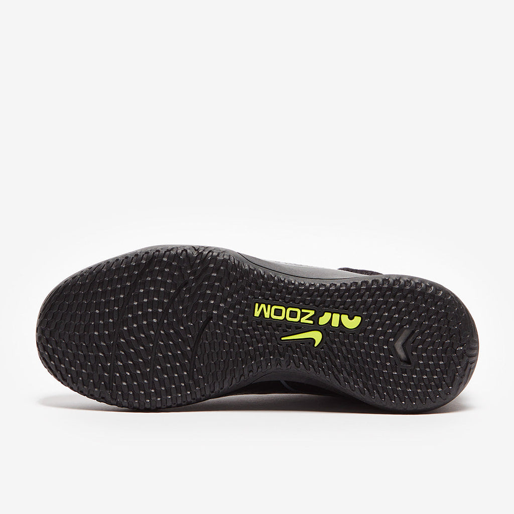 Nike Kids Air Zoom Mercurial Vapor XV Academy IC - Black/Dk Smoke Grey/Summit White/Volt