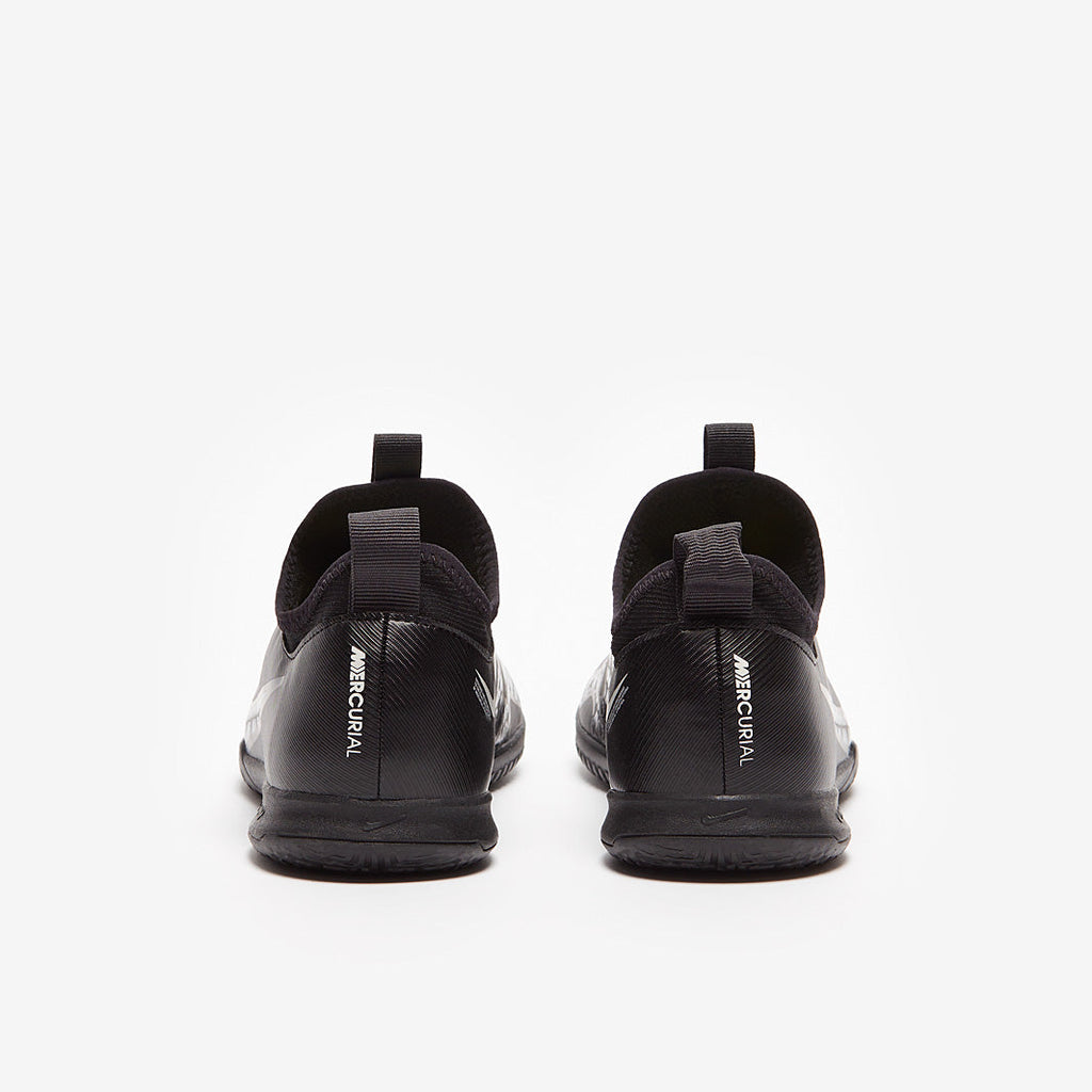Nike Kids Air Zoom Mercurial Vapor XV Academy IC - Black/Dk Smoke Grey/Summit White/Volt