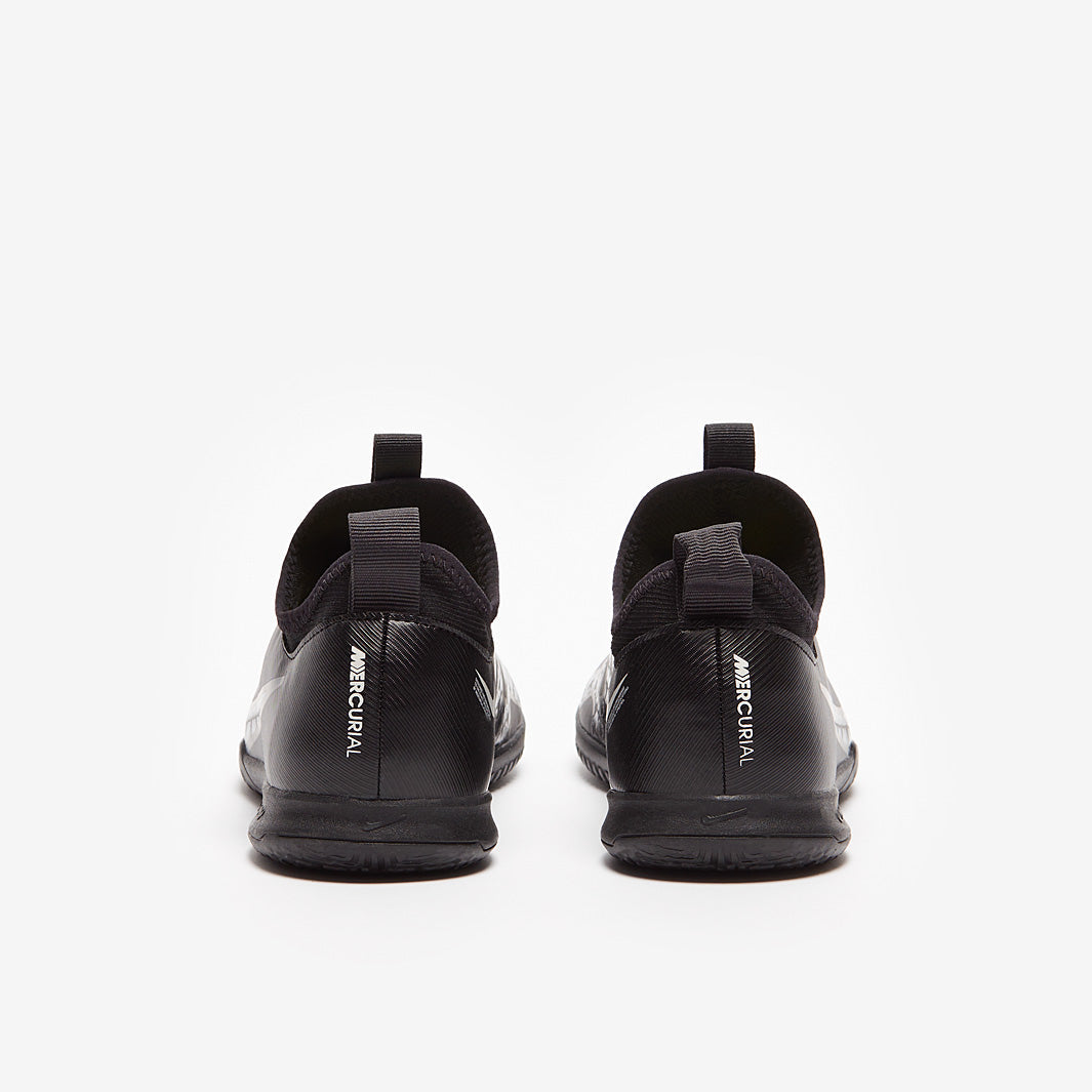 Nike Kids Air Zoom Mercurial Vapor XV Academy IC - Black/Dk Smoke Grey/Summit White/Volt
