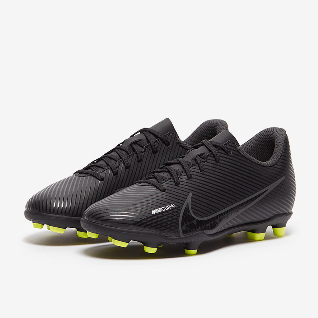 Nike Kids Mercurial Vapor XV Club FG/MG - Black/Dk Smoke Grey/Summit White/Volt