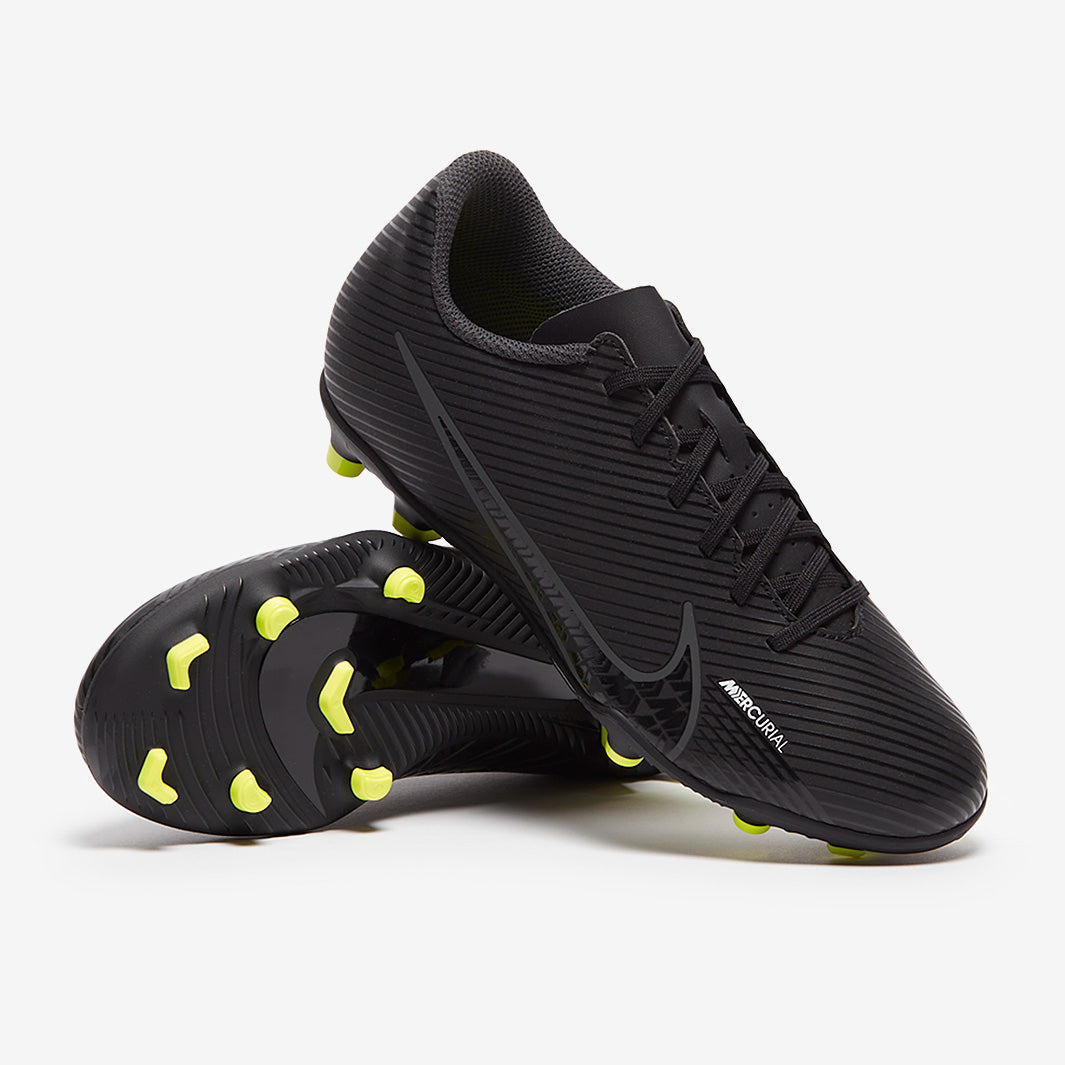 Nike Kids Mercurial Vapor XV Club FG/MG - Black/Dk Smoke Grey/Summit White/Volt