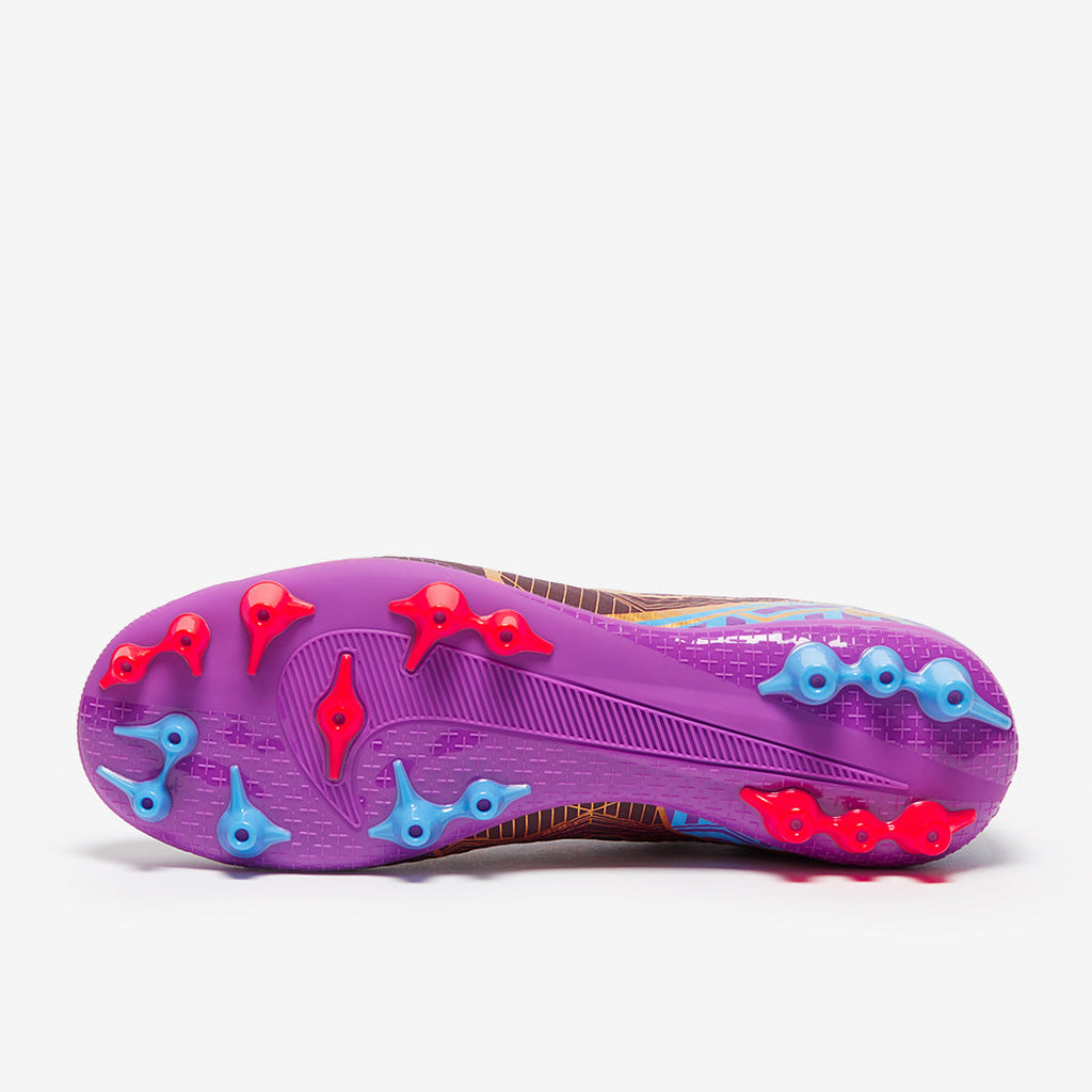 Nike Zoom Mercurial Superfly IX Academy KM AG - Dark Beetroot/Mtlc Vivid Gold