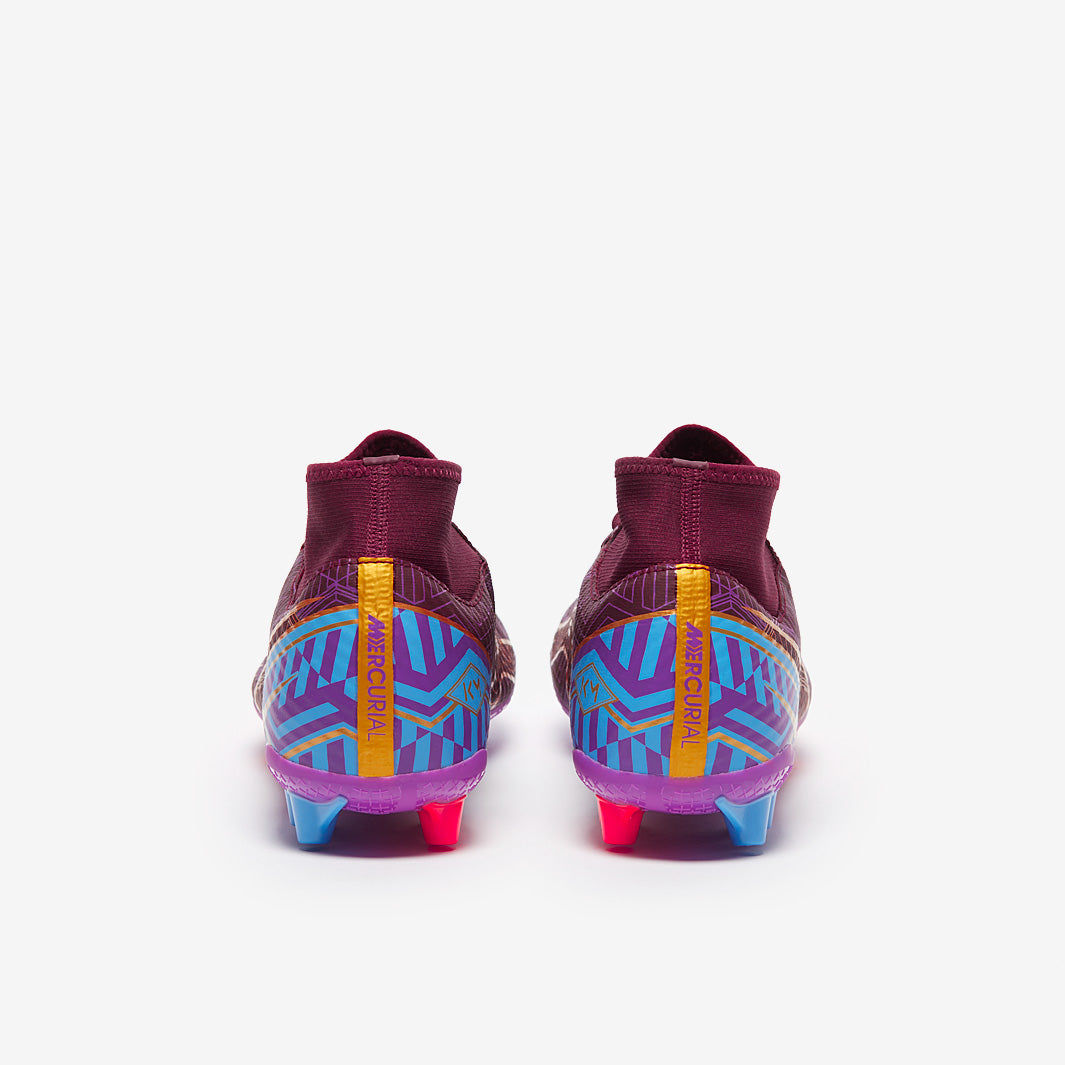Nike Zoom Mercurial Superfly IX Academy KM AG - Dark Beetroot/Mtlc Vivid Gold