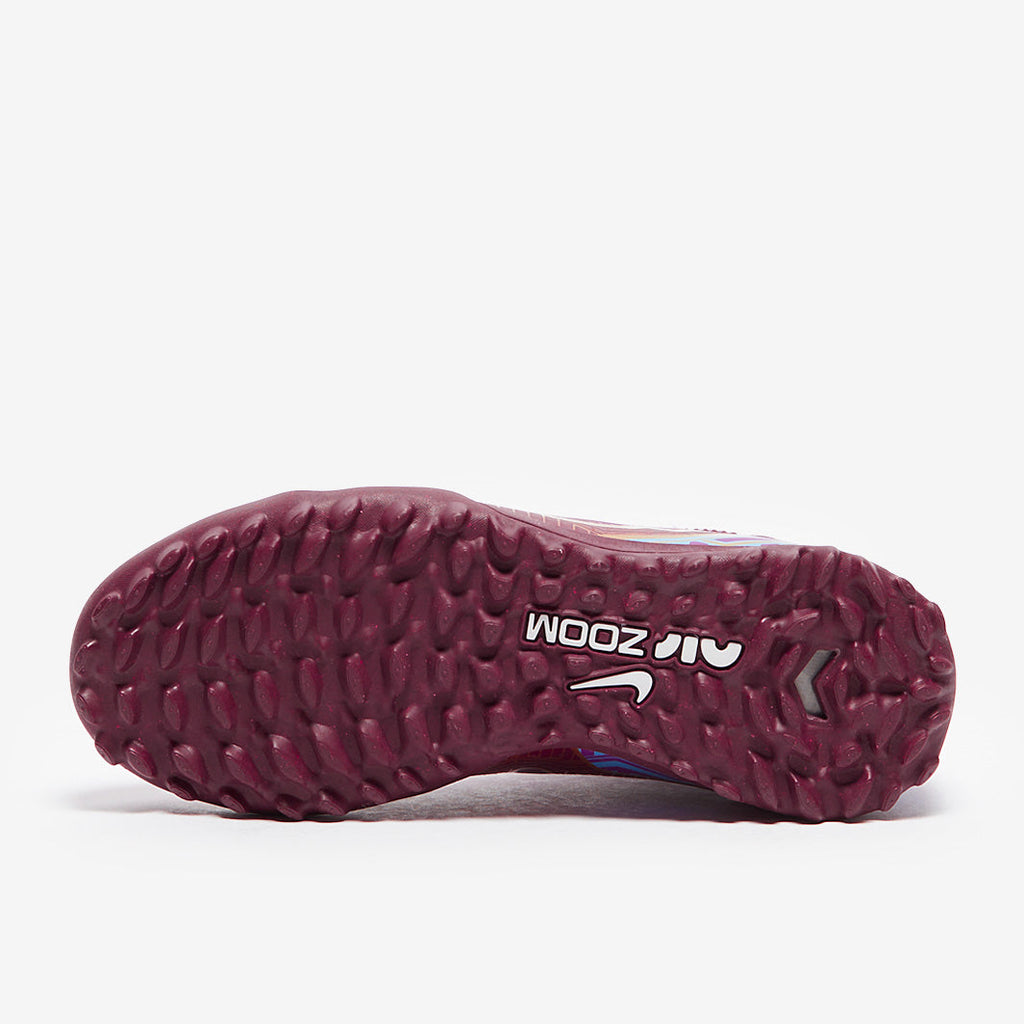 Nike Kids Zoom Mercurial Superfly IX Academy KM TF - Dark Beetroot/Mtlc Vivid Gold