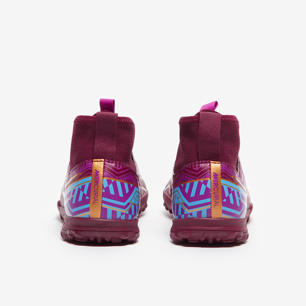 Nike Kids Zoom Mercurial Superfly IX Academy KM TF - Dark Beetroot/Mtlc Vivid Gold