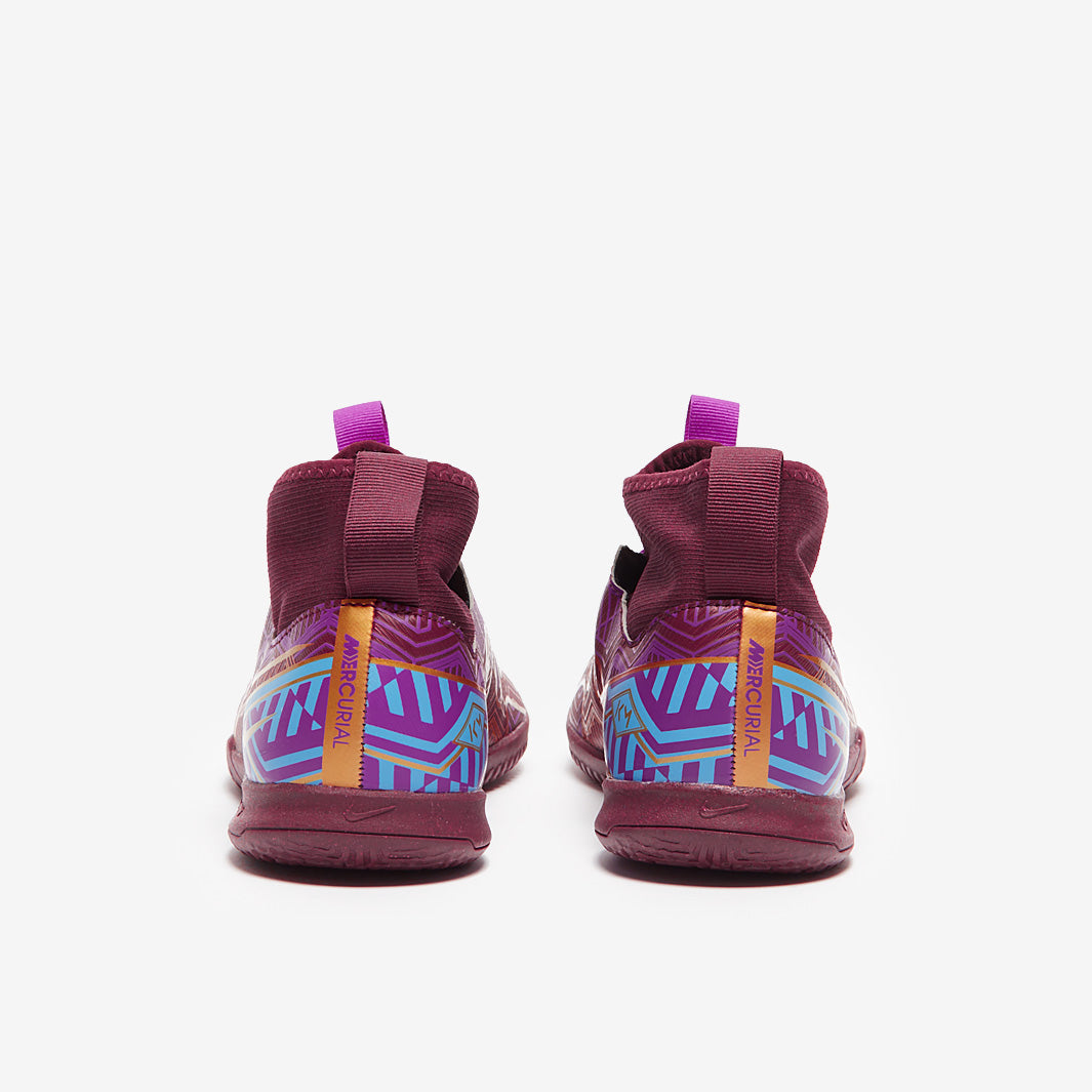 Nike Kids Zoom Mercurial Superfly IX Academy KM IC - Dark Beetroot/Mtlc Vivid Gold