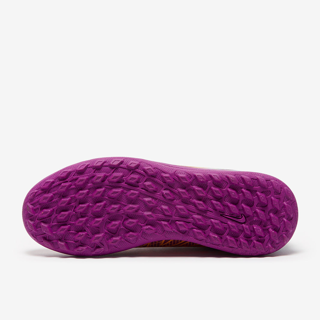 Nike Kids Mercurial Superfly IX Club KM TF - Dark Beetroot/Mtlc Vivid Gold