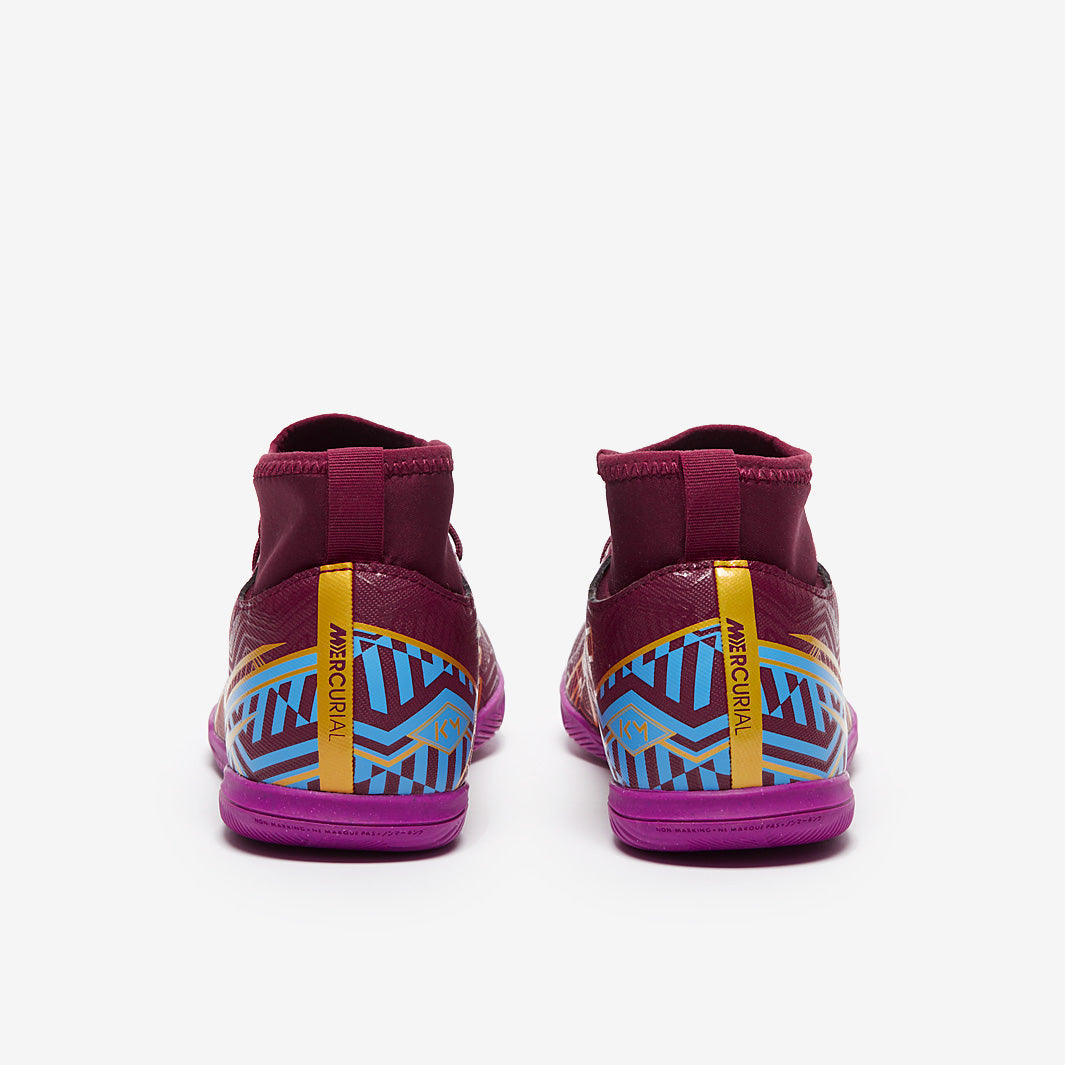 Nike Kids Mercurial Superfly IX Club KM IC - Dark Beetroot/Mtlc Vivid Gold