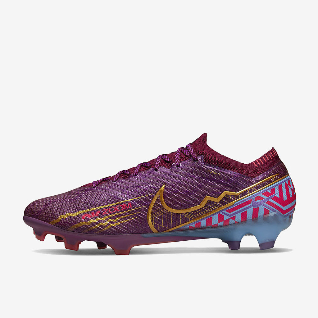 Nike Air Zoom Mercurial Vapor XV Elite KM FG - Dark Beetroot/Mtlc Vivid Gold