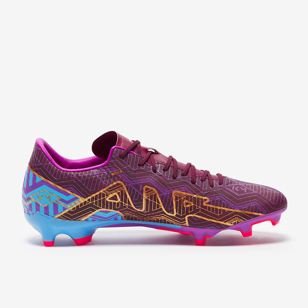 Nike Zoom Mercurial Vapor XV Academy KM FG/MG - Dark Beetroot/Mtlc Vivid Gold
