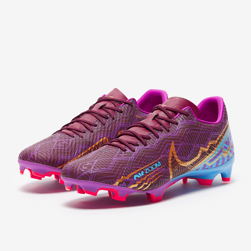Nike Zoom Mercurial Vapor XV Academy KM FG/MG - Dark Beetroot/Mtlc Vivid Gold