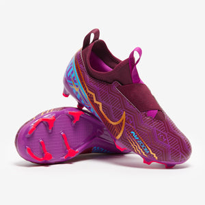 Nike Kids Zoom Mercurial Vapor XV Academy KM FG/MG - Dark Beetroot/Mtlc Vivid Gold