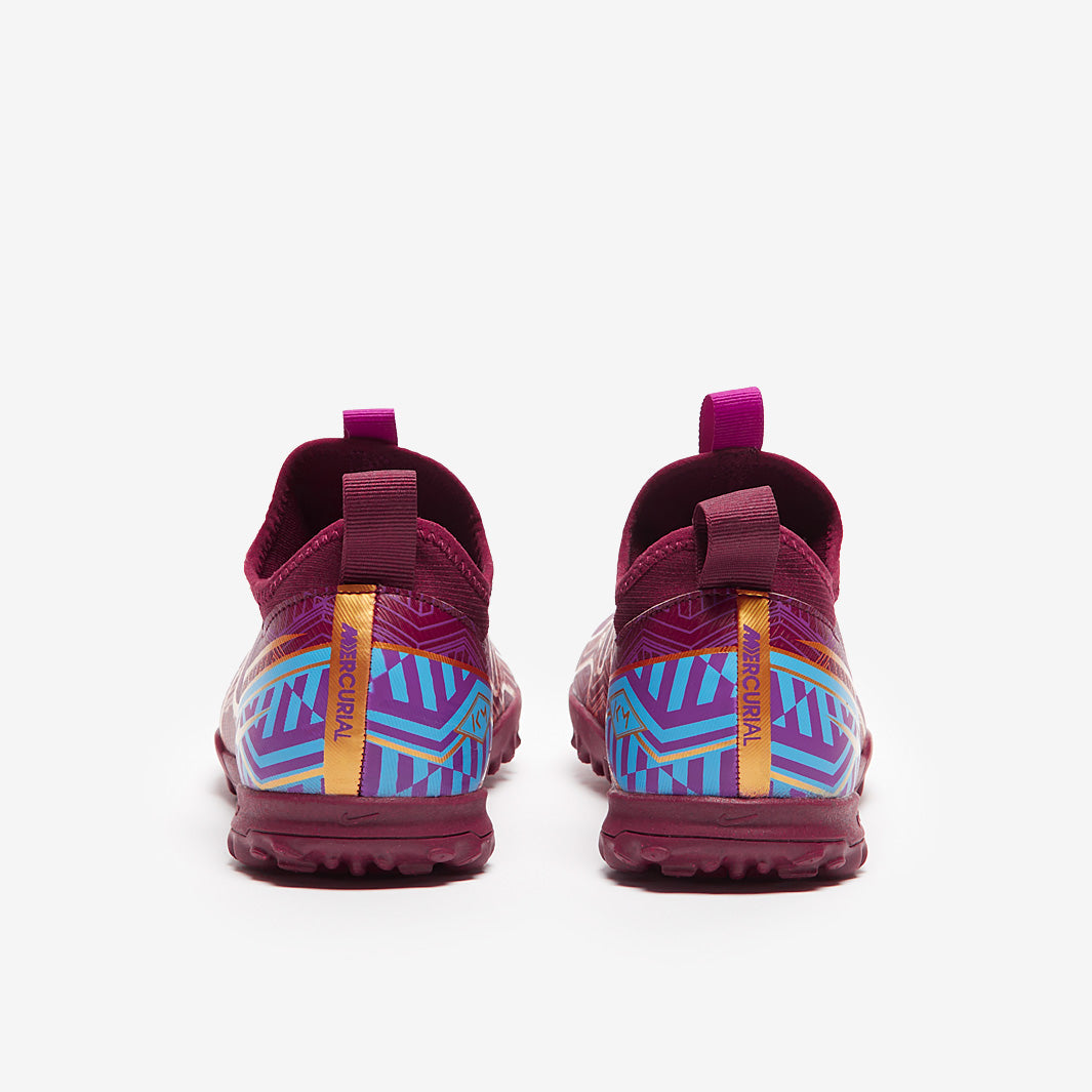 Nike Kids Zoom Mercurial Vapor XV Academy KM TF - Dark Beetroot/Mtlc Vivid Gold