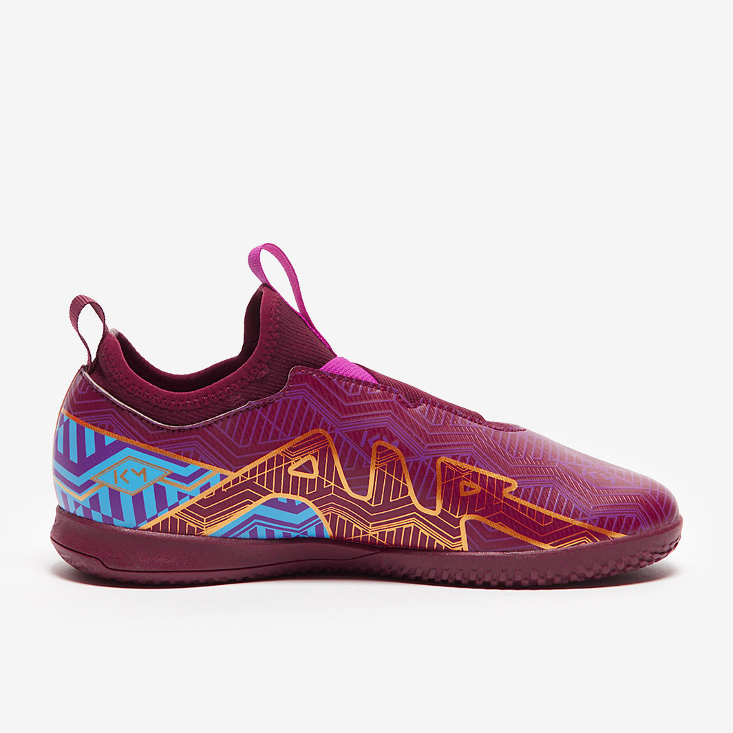 Nike Kids Zoom Mercurial Vapor XV Academy KM IC - Dark Beetroot/Mtlc Vivid Gold