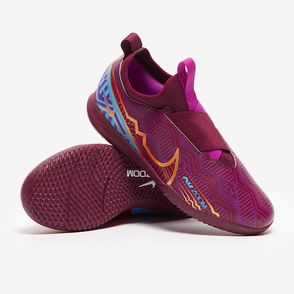 Nike Kids Zoom Mercurial Vapor XV Academy KM IC - Dark Beetroot/Mtlc Vivid Gold