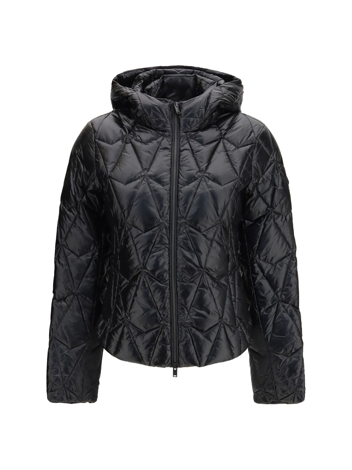 Moose Knuckles Quilted Lightweight Down Jacket — Black