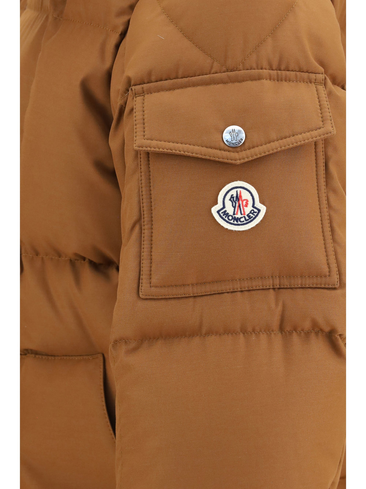 Moncler Dravenis Down Jacket — Brown