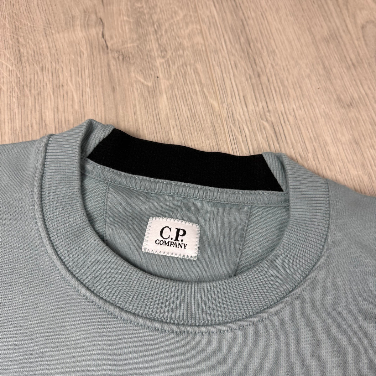 CP Company Raised Fleece Sweatshirt - Silver Blue