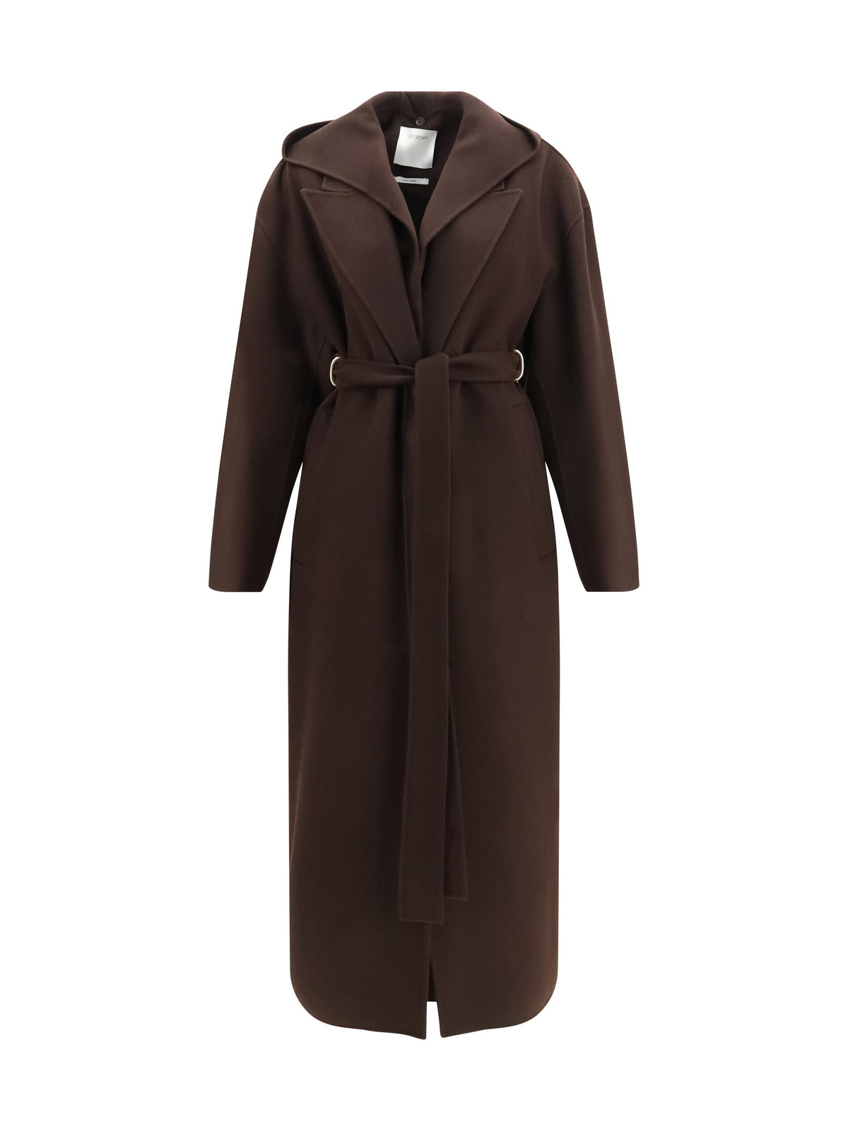 Max Mara Sportmax Virgin Wool Coat — Brown