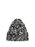 AMI Paris UBO012AK0022 Wool Knit XXL Beanie — Black