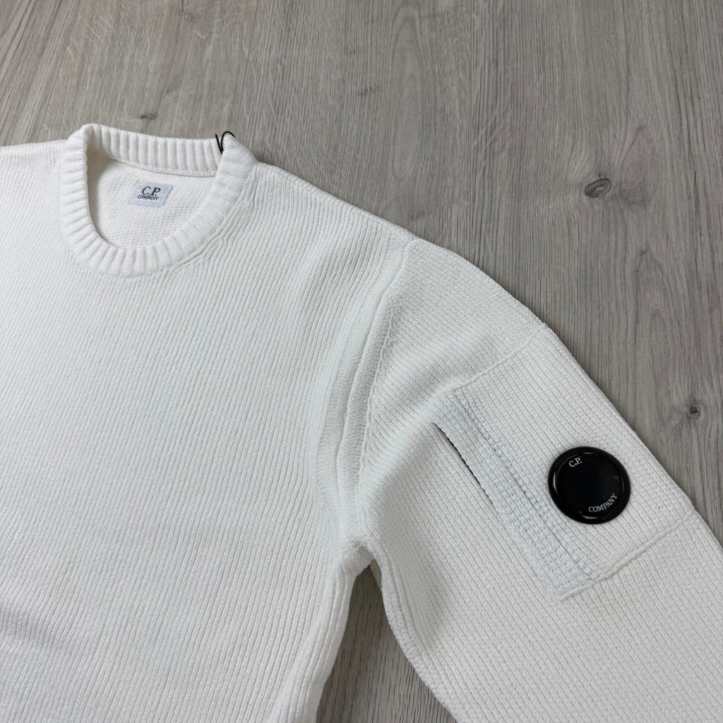 CP Company Chenille Sweatshirt - White