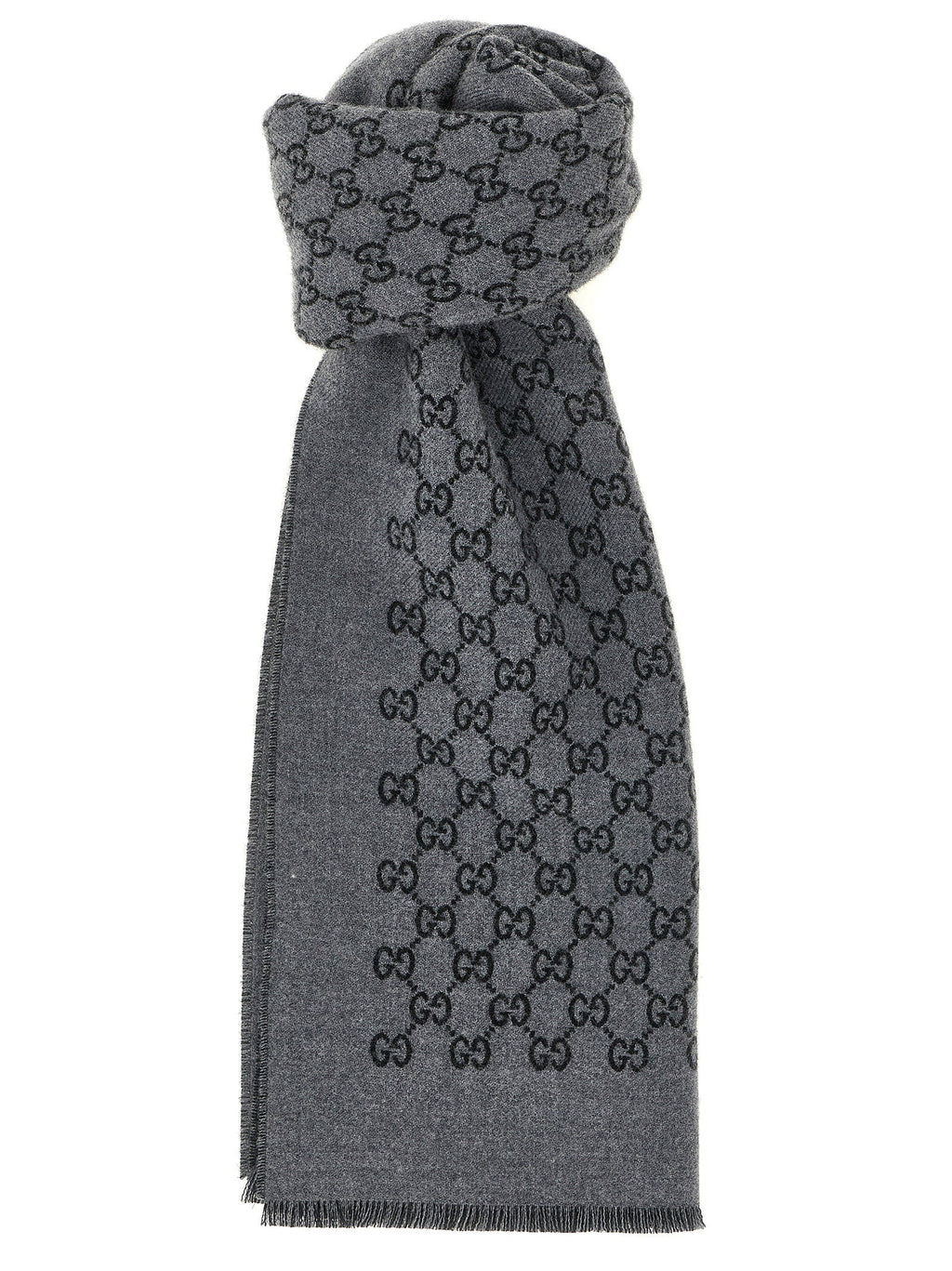 Gucci Sogi Scarf — Grey