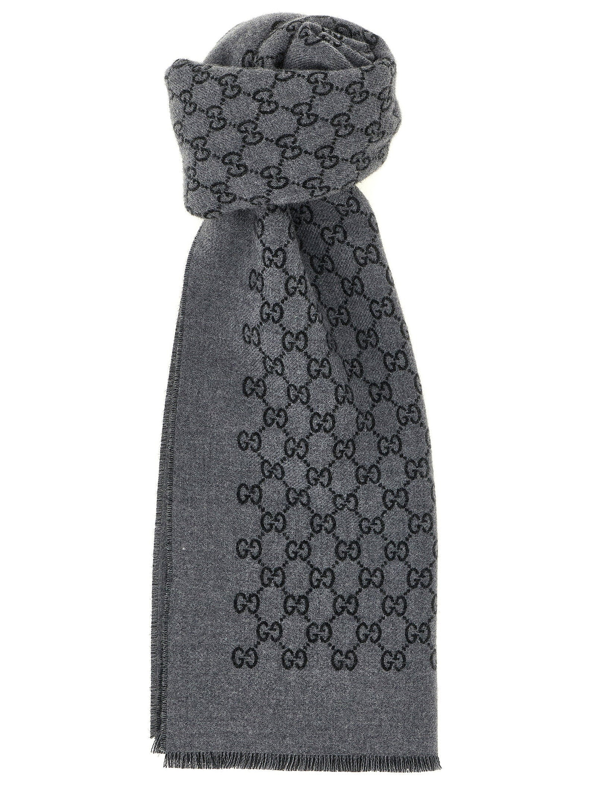 Gucci Sogi Scarf — Grey