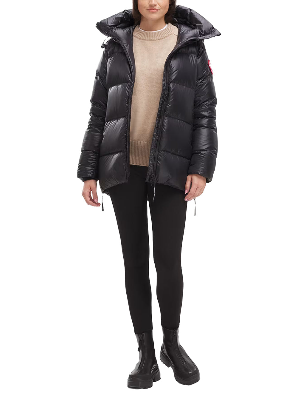 Canada Goose Cypress Puffer Down Jacket — Black