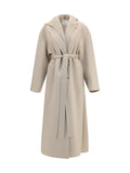 Max Mara Sportmax Virgin Wool Coat — Beige