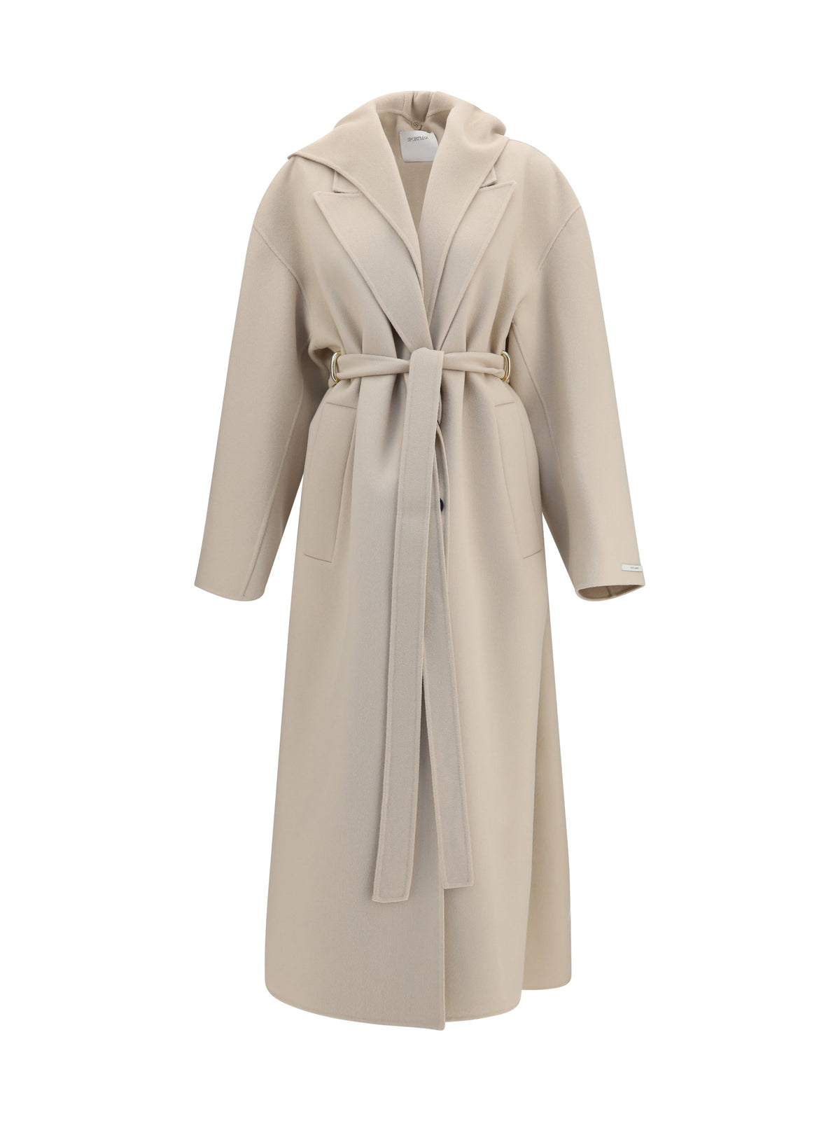 Max Mara Sportmax Virgin Wool Coat — Beige