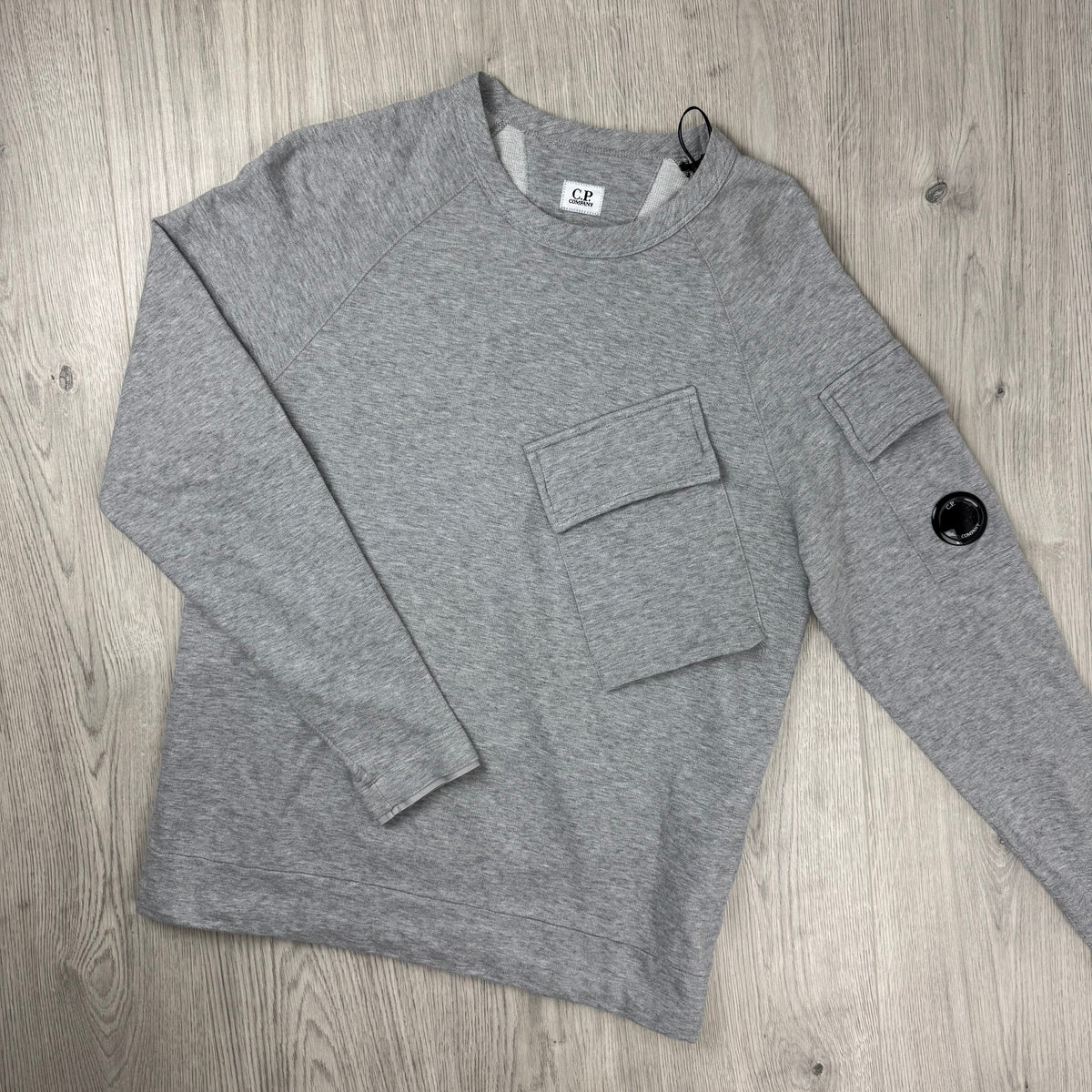 CP Company Light Fleece Sweatshirt - Grey Melange