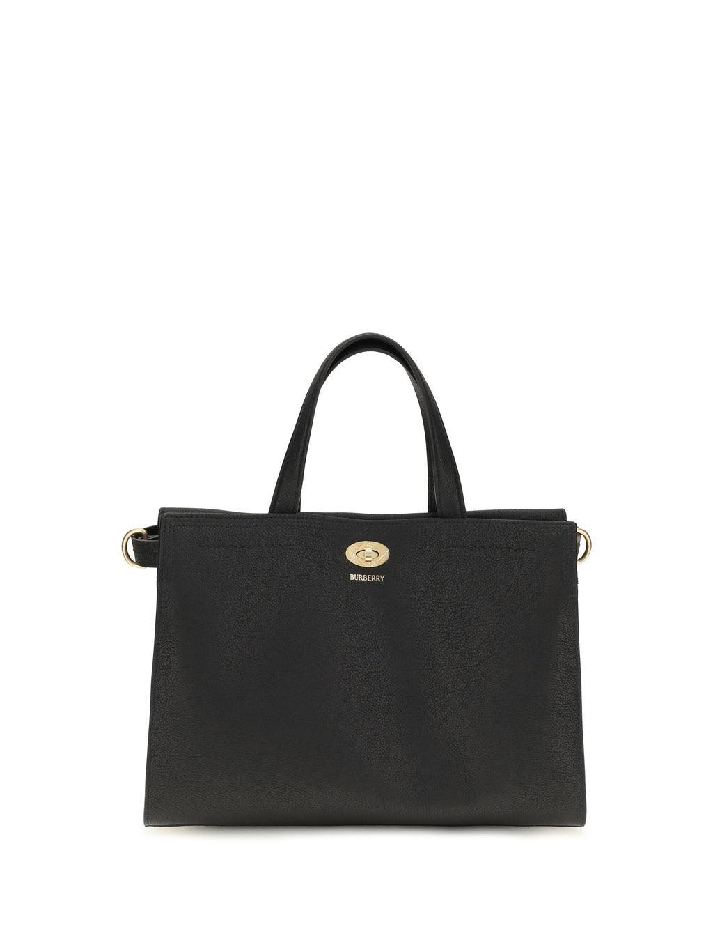 Burberry Cotswolds Check Tote Bag — Black