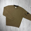 CP Company Raised Fleece Sweatshirt - Ermine