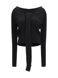 Ermanno Scervino Pure Cashmere Cardigan — Black