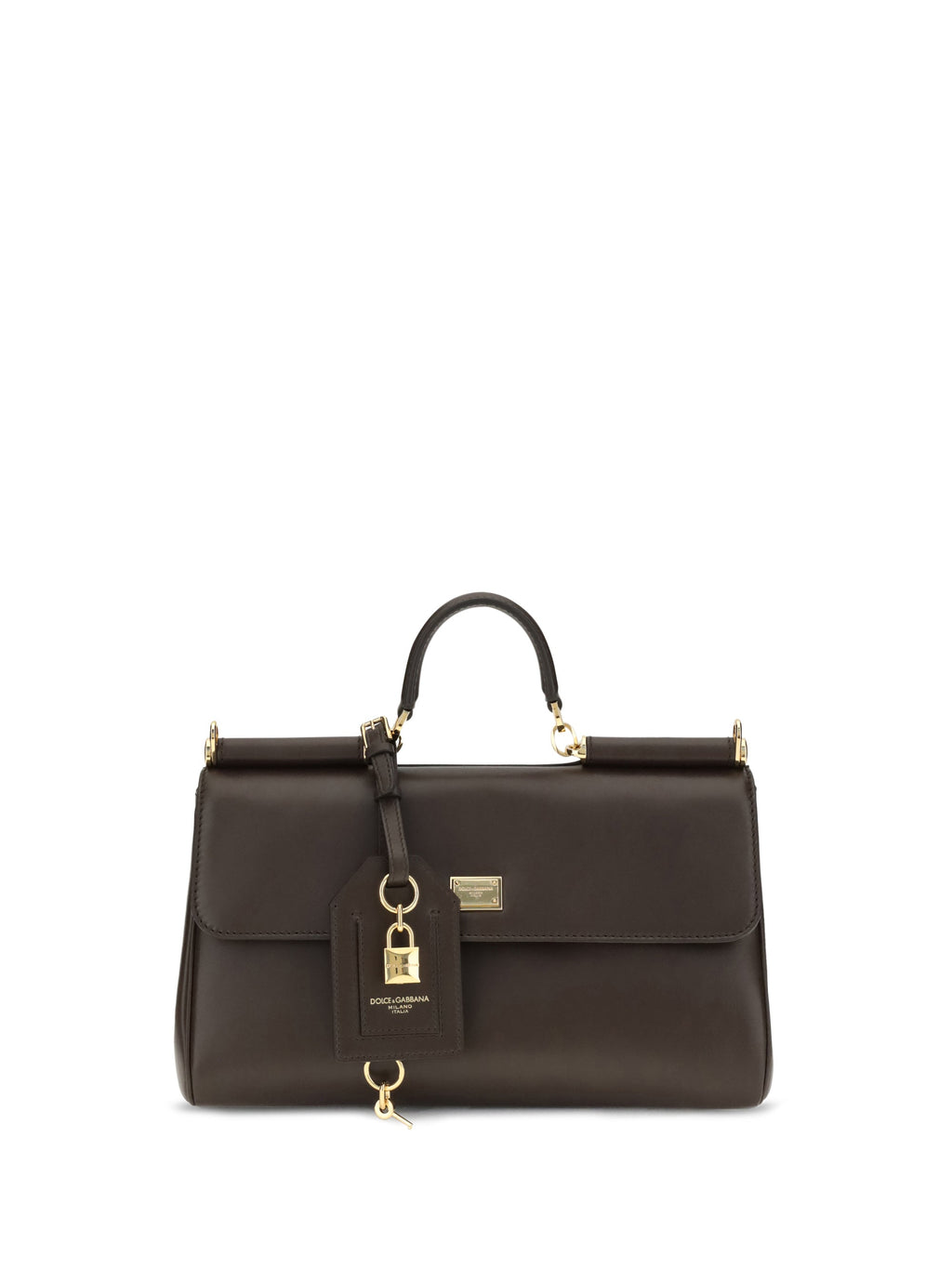 Dolce & Gabbana My Sicily Top Handle Bag — Brown