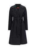 Max Mara Studio Ravenna Coat — Black