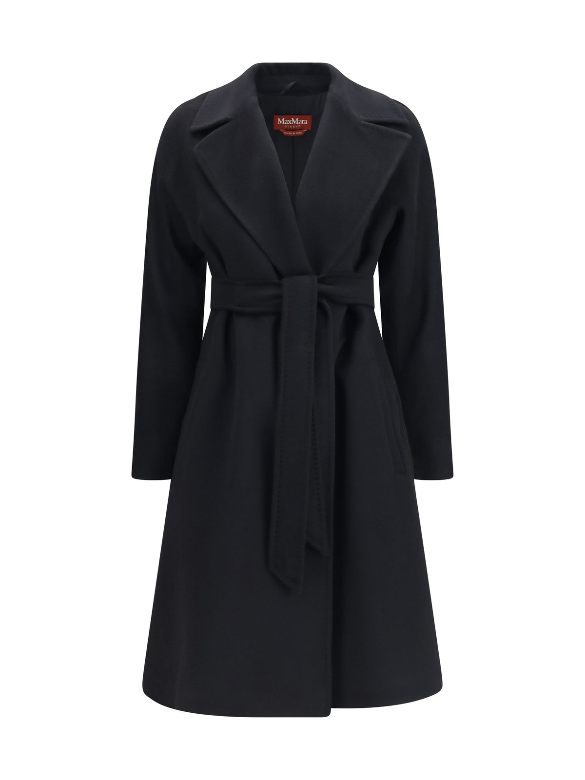 Max Mara Studio Ravenna Coat — Black