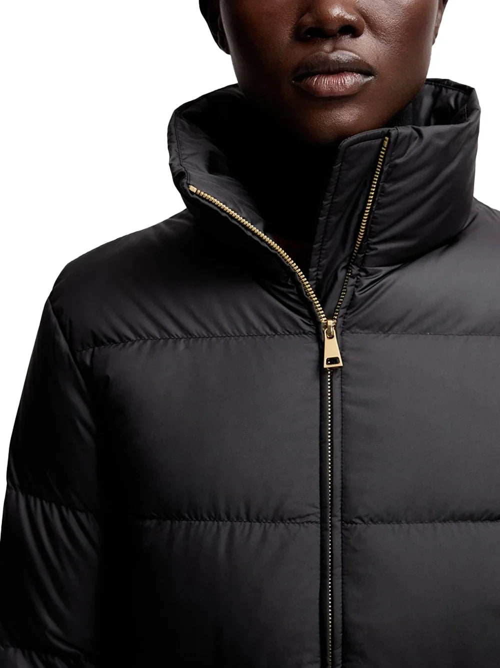 Moncler Brossette Down Jacket — Black