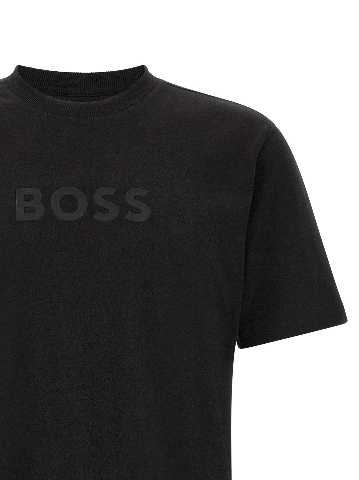 Hugo Boss Embossed Logo T-Shirt — Black