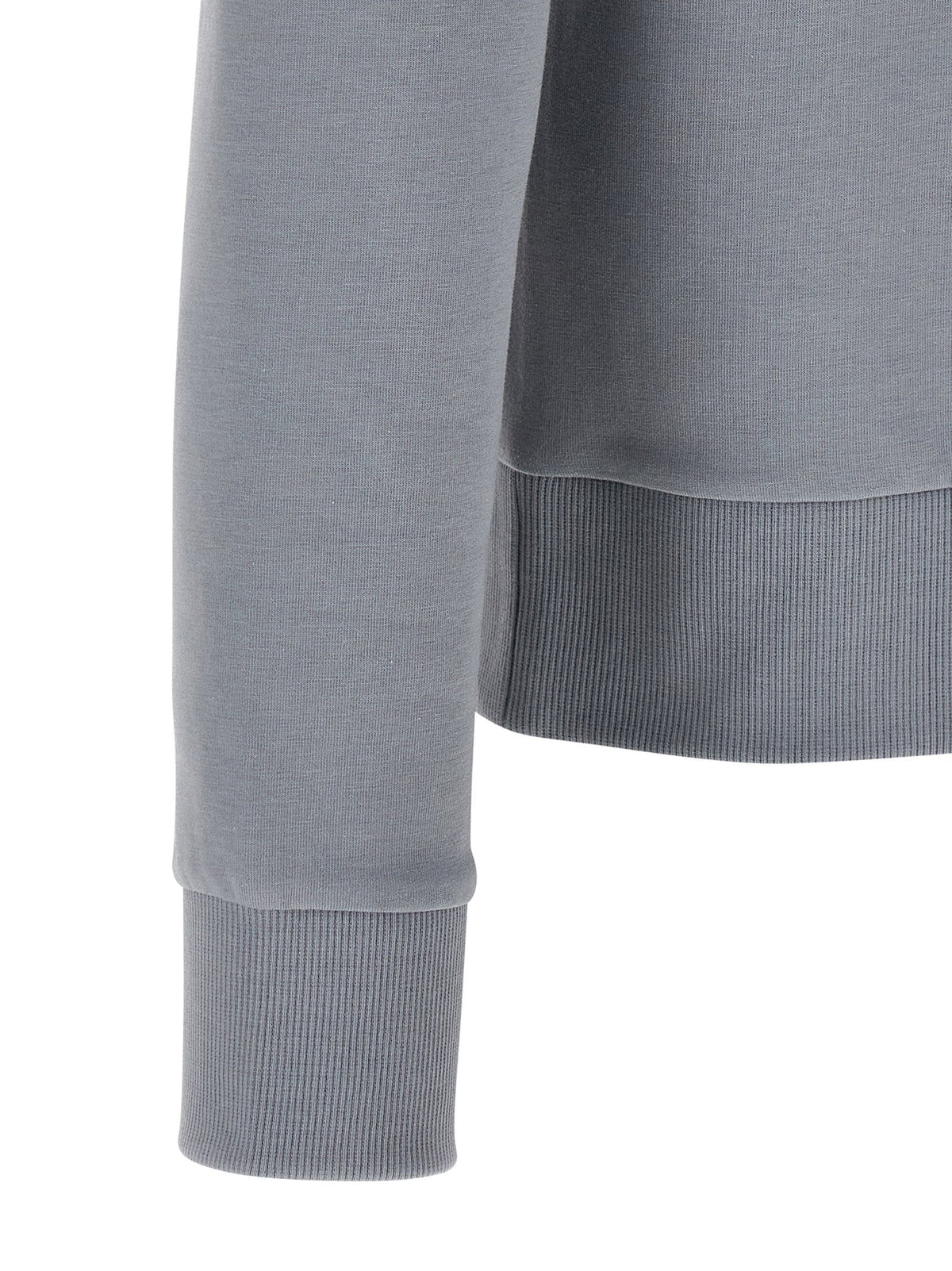 Hugo Boss Cotton-Canvas Hoodie — Gray
