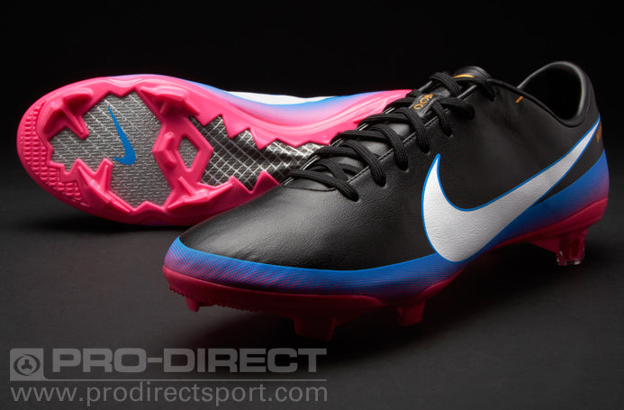 Nike Mercurial Vapor VIII CR FG Boots - Blk/Wht/Pink/Blue