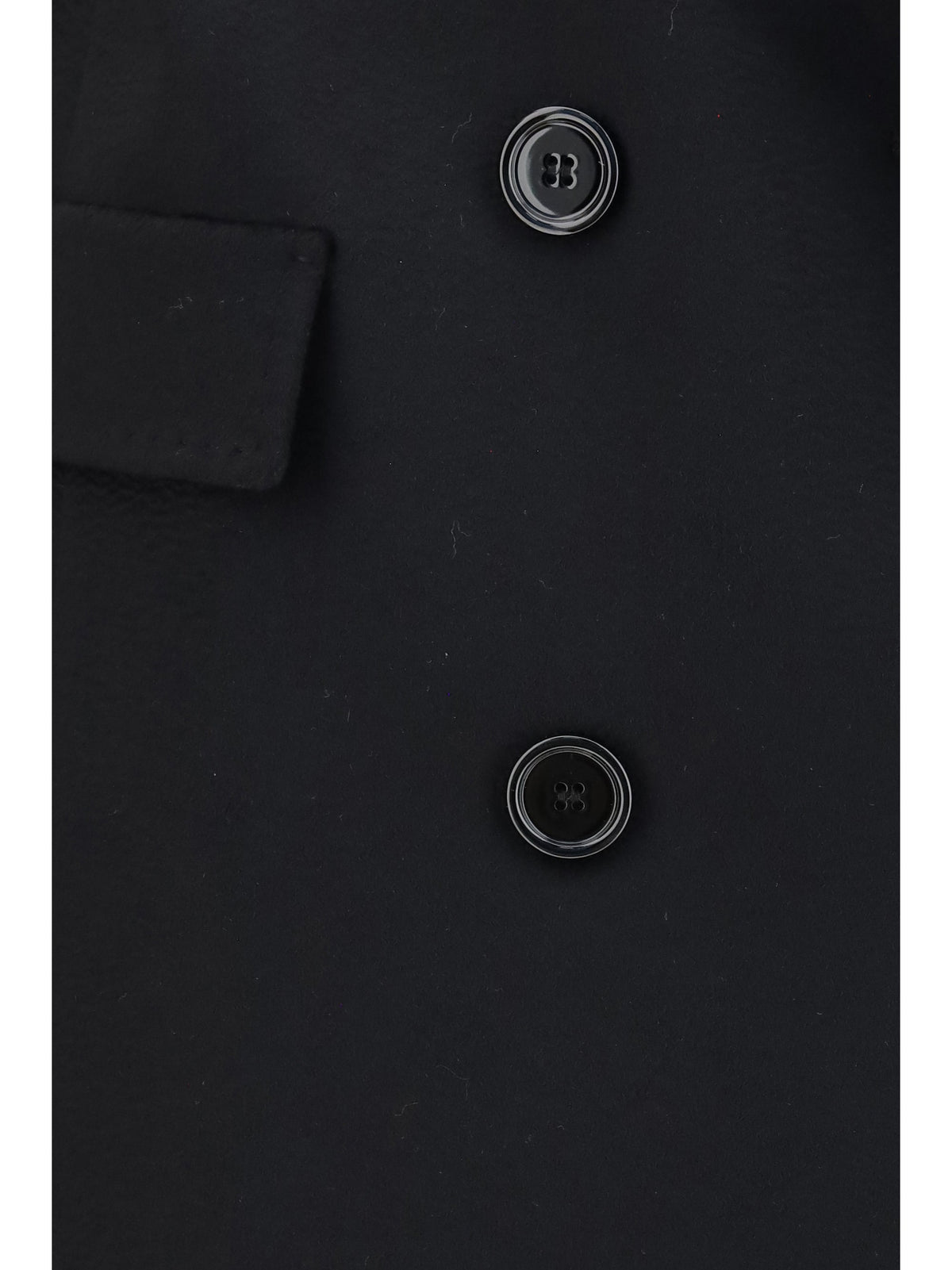 Max Mara Studio Effige Coat — Black