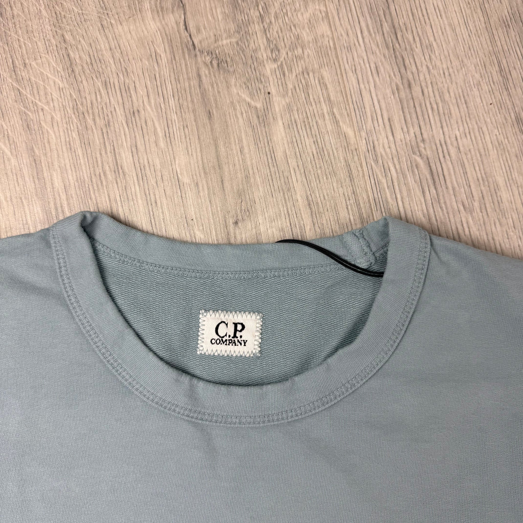 CP Company Light Fleece Sweatshirt - Silver Blue