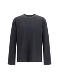Jacquemus Rond Carré Long-Sleeve T-Shirt — Black
